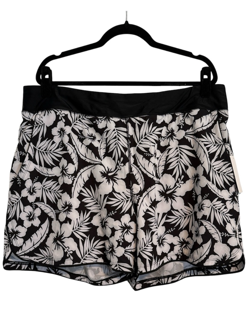 Lands’ End Tropical Print 5” Swim Shorts w/ Built in Panties NWT ☀️